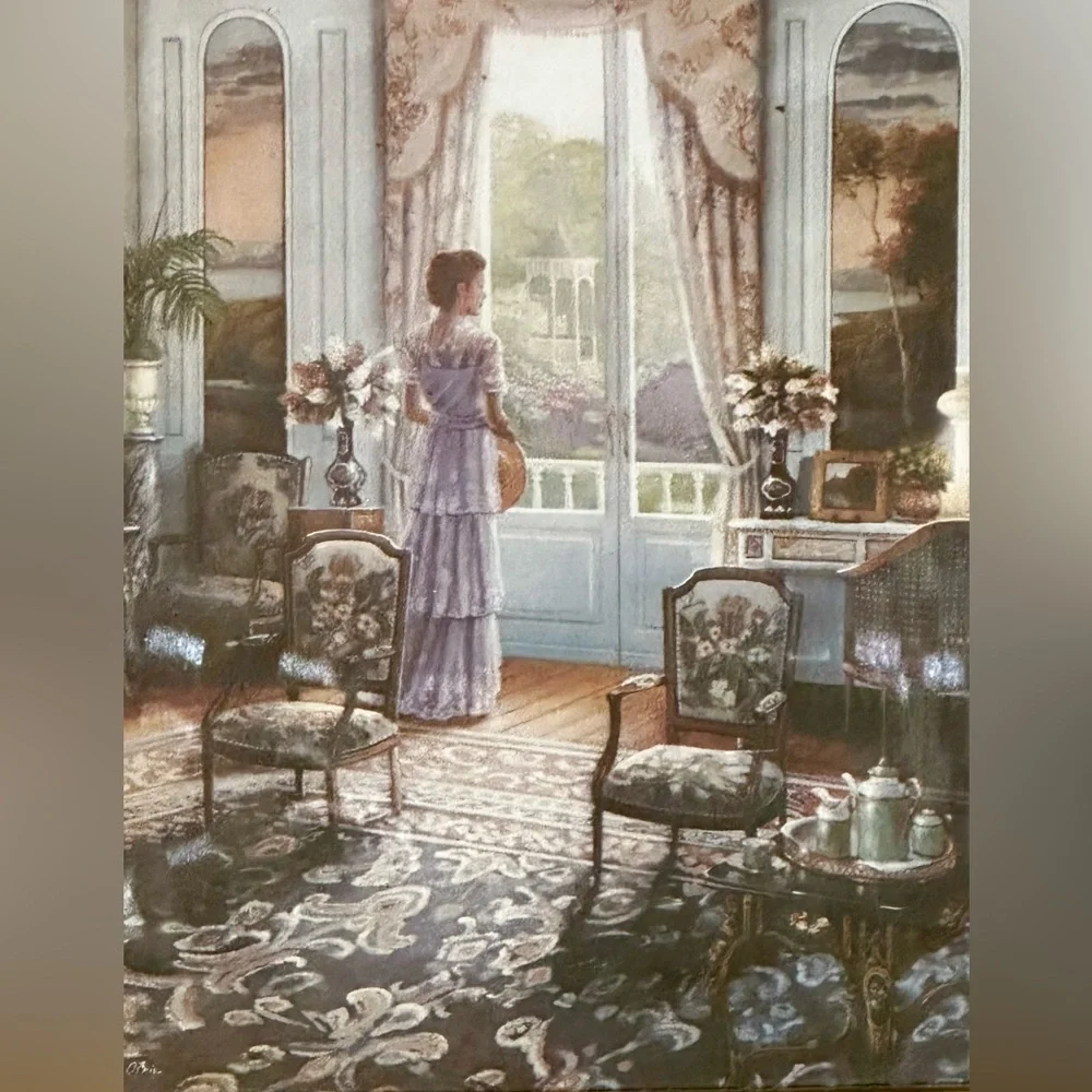 Y2K Victorian ladies limited edition by John P O’Brien Classic Ornate framed set